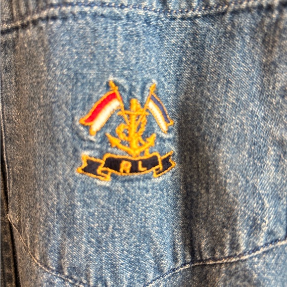 Vintage Ralph Lauren chambray denim button down shirt - Picture 5 of 7